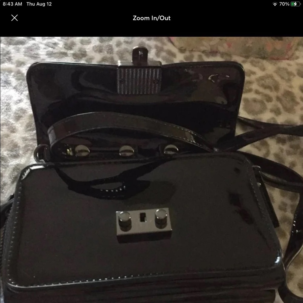 Sondra Roberts Patent Leather Crossbody..NWOT